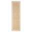 (A530) Linwood Beige Tufted Runner with Border, 2x7
