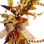 Bow with Heather Half Wreath, 20"