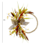 Bow with Heather Half Wreath, 20"