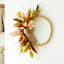 Bow with Heather Half Wreath, 20"