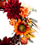 Maple Leaf Dahlia Sunflower Wreath, 24"
