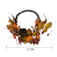Pumpkin Fall Leaves Wreath, 22"