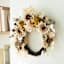Sunflower & Pumpkin Semi Wreath, 22"