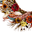 Gerbera, Heather & Yarrow Spiral Vine Wreath, 24"