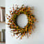 Yellow Flower Cluster Wreath, 24"