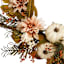 Maple Leaves Dahlia Wreath, 24"