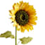 Yellow Oversized Sunflower Stem, 42"
