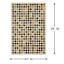 (B904) Multicolor Treasure Area Rug, 5x7