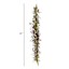 Grim Gardens Mixed Leaves Venus Fly Trap Garland, 72"