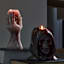 Skull In Hand Halloween Bleeder Candle