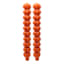 2-Pack Pumpkin Taper Candles, 10"