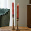 2-Pack Pumpkin Taper Candles, 10"