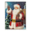 Framed Waving Santa Canvas Wall Art, 30x40