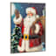 Framed Waving Santa Canvas Wall Art, 30x40