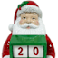 Classic Christmas Countdown Santa Decor, 8"