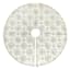Velvet Snowflake Embroidered Tree Skirt, 48"