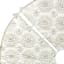 Velvet Snowflake Embroidered Tree Skirt, 48"