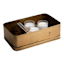 Gold Metal Rectangle Box with Trim, 10"
