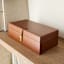 Brown Leather Box, 10x6