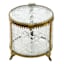 Gold Round Glass Box, 5.2"