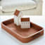 Rectangular Leather Tray, 16x9