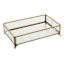 10In Gold Glass Tray
