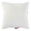 Peppermint Swirl Faux Fur Throw Pillow with Bow, 18"