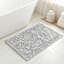 White Lurex Noodle Bath Rug, 20x30