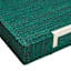 Hendrix Woven Tray with Silver Metal Handles, 18x10