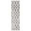 (D440) Sophelia Grey & Ivory Tufted Runner With Non-Slip Back, 2x7
