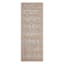 (E500) Honeybloom Melissa Blue & Natural Distressed Stripe Outdoor Accent Rug, 4x6