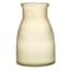 Green Soda with Rusa Mouth Finish Glass Vase, 10.5"