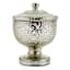Silver Mercury Glass Jar, 9.5"
