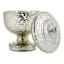 Silver Mercury Glass Jar, 9.5"