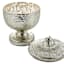 Silver Mercury Glass Jar, 9.5"