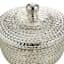 Silver Mercury Glass Jar, 9.5"
