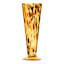 Brown Frit Glass Vase, 11"