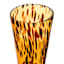 Brown Frit Glass Vase, 11"