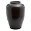 Dark Brown Ceramic Vase, 16.1"
