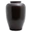Dark Brown Ceramic Vase, 16.1"