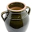 Olive Terra Ceramic Vase with Handles, 11.8"