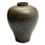 Brown Ceramic Vase, 11"
