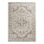 (A413) Clearwater Cream Medallion Area Rug, 5x7