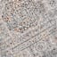 (A462) Blue Multicolor Modern Dense Medallion Area Rug, 5x7