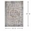 (A462) Blue Multicolor Modern Dense Medallion Area Rug, 5x7
