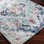 (D493) Floransa Blue Medallion Runner, 2x7