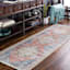 (B783) Found & Fable Amelie Multi Medallion Washable Runner, 2x7