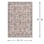(B784) Providence Colin Multi Floral Washable Area Rug, 5x7