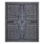 (B840) Found & Fable Bodrum Grey Tribal Medallion Area Rug, 5x7