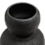Large Black Terracotta Vase, 5.9x11